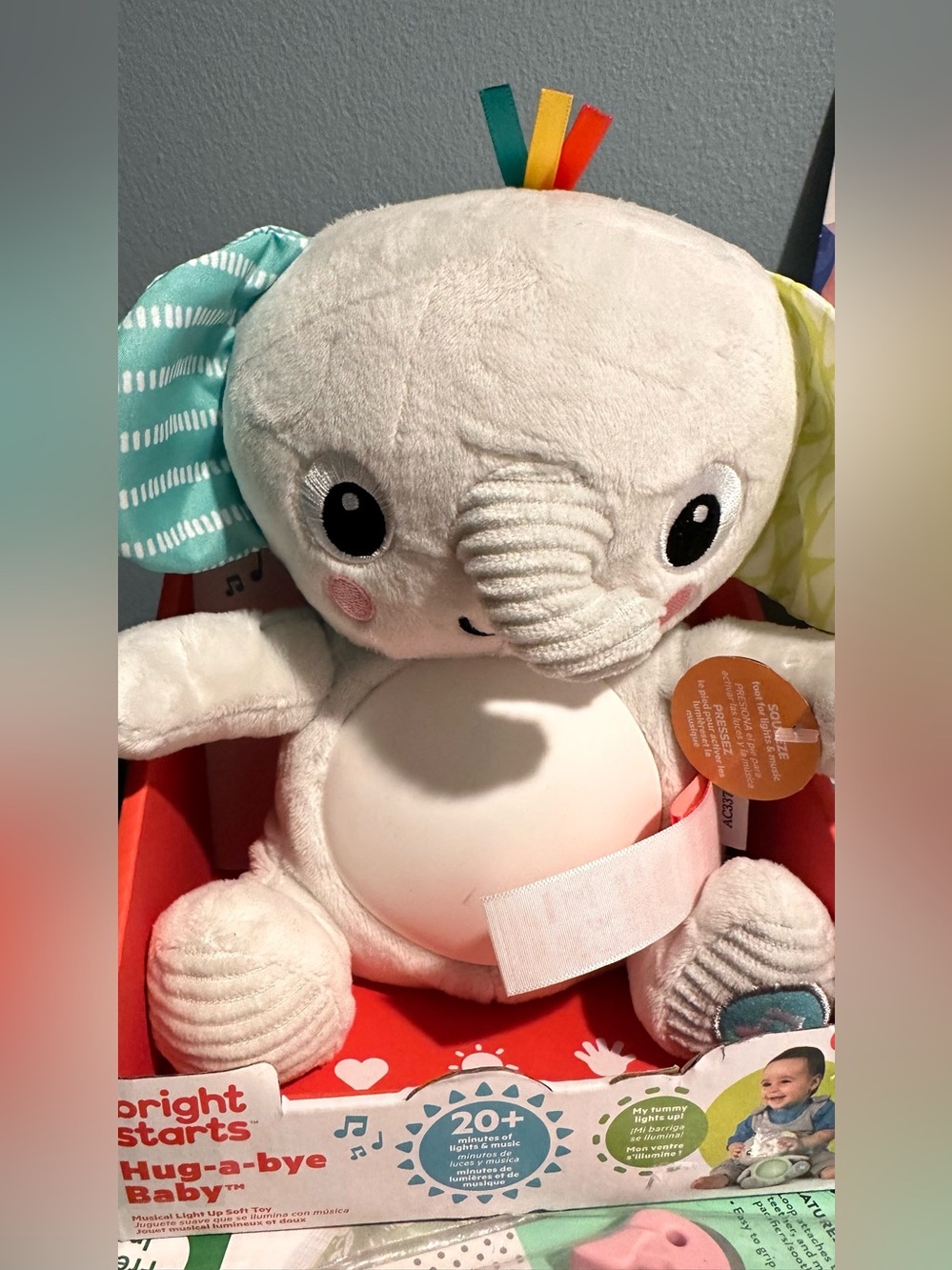 Ms Rachel soft toy, Plush Elephant interactive toy and teether infant toy set - Picture 4 of 4